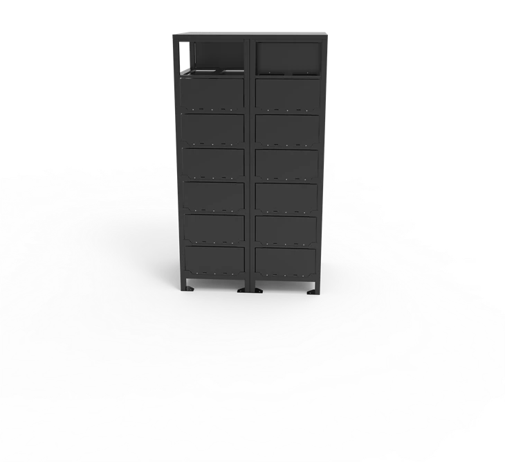 High Voltage Rack Storage Battery Cluster 192S(1+12)